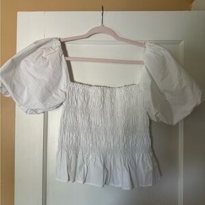 ASTR the label puff sleeve top